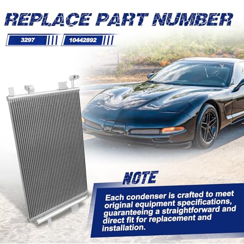 Image of Air Conditioning A /C Condenser Compatible with Cadillac XLR /Chevrolet Corvette SSR # 3297, 10442892