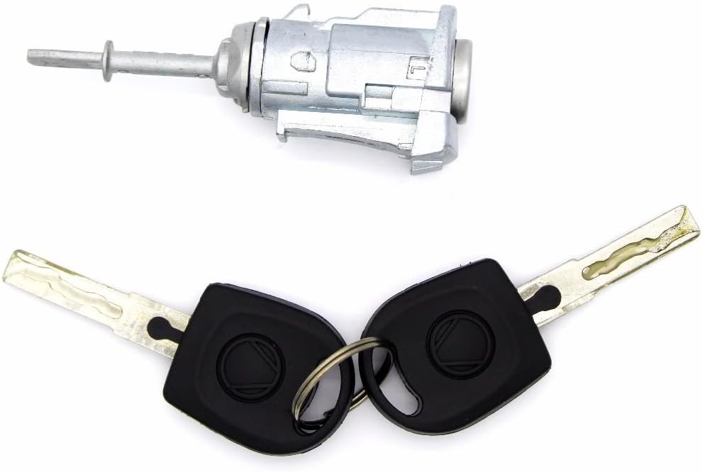 Left Door Lock Barrel Cylinder with 2 Keys for Vw for Passat for Seat Toledo Leon Arosa Lupo 3B0837167 Car Door Lock