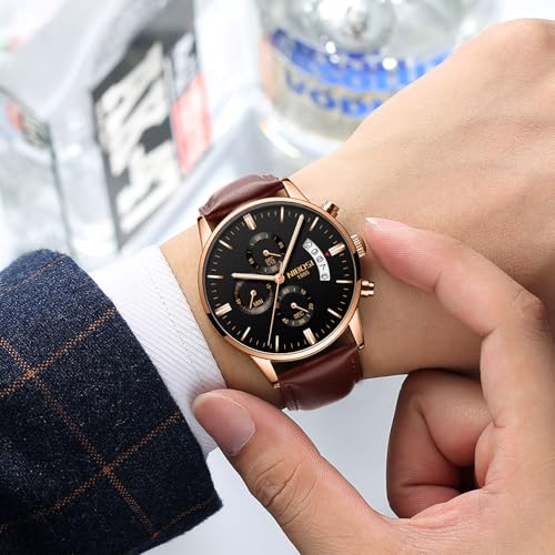 NIBOSI Men Sport Quartz Chronograph Watch L-BnGB - Image 4