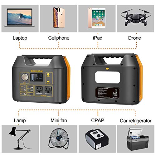 Enginstar Solar Generator, 296Wh Portable Power Station, 110V Pure Sine Wave, 80000mAh Backup Battery Power Supply for CPAP Outdoor Camping, Traveling, and Emergencies 10 AI VOLT Generator Website 51ZLGh7e3AL. SL500 AI VOLT Generator Website