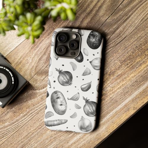 Coque rigide mate iPhone 15 Pro Max motif végétal chic premium - 3