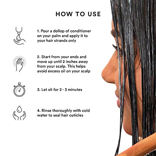 Wow Skin Science Coconut Milk Hair Conditioner For Dry Hair - Deep Conditioner For Dry Damaged Hair Sulfate Free Conditioner - Curly Hair Conditioner - Conditioner For Men & Women #TOP4