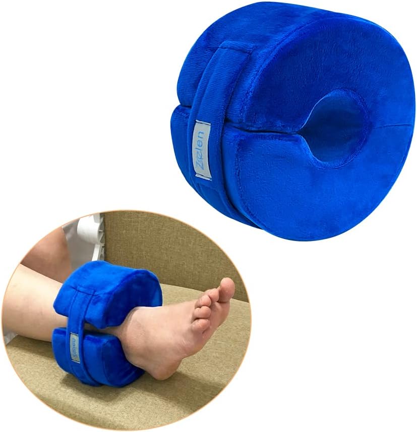 Zelen Foot Elevation Pillow Heel Ankle Elevator Wedge Foot