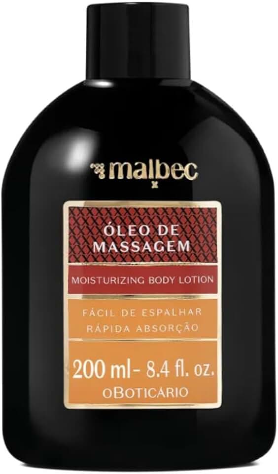 Óleo de Massagem Malbec 200ml - O Boticário
