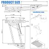 Mixer Lift for Cabinet-Appliance Lift-Heavy Duty Appliance Lift Assist Kitchen Cabinet Mechanism with Soft-Close for Small Kitchen Appliances, Zinc