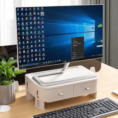 Support de moniteur réglable pour libérer l'espace et optimiser le rangement bureau - 3