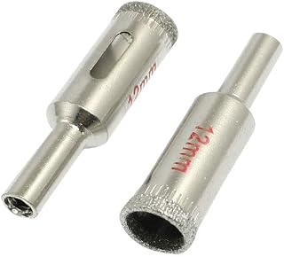 New Lon0167 2 Pcs Featured Diamond Tipped Drill reliable efficacy Bit Ceramic Tile Glass Hole Saw 15/32