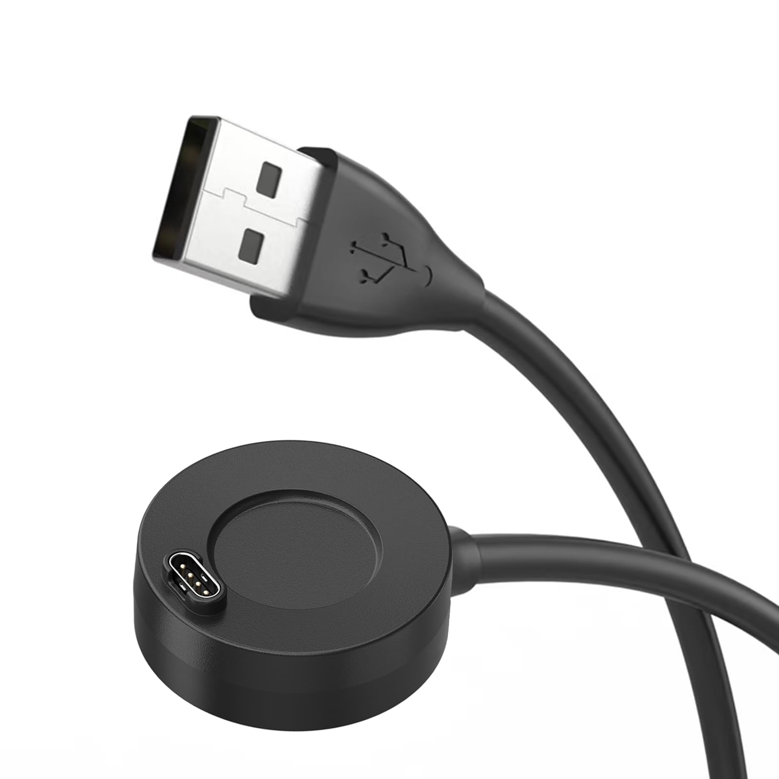 Watch Charger Cable Dock for Garmin Fenix 8 7 7S 6 6S 5 5S, Forerunner 55 165 265 570 955 Charge Stand, Charging Cord Adapter Cradle Holder with 1M USB Cable for Garmin Smartwatch Case Size under 47mm