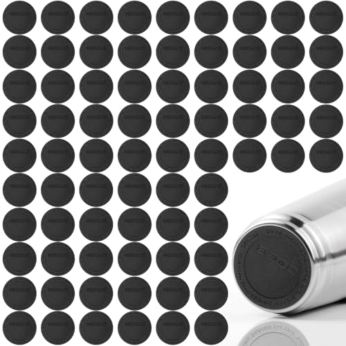 75PCS Rubber Bottoms for Sublimation Tumblers 56mm Protective Anti-Slip Silicone Bottom with Adhesive Non-Slip Silicone Coaster Rubber Bottom for Wine Tumblers Skinny Straight Tumblers Mason Jars