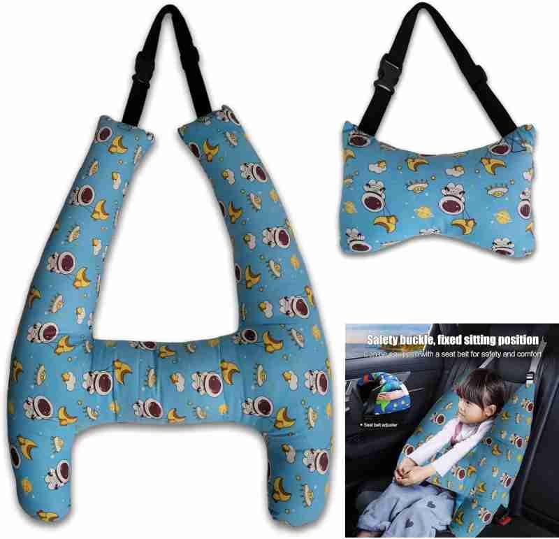 Image of Kid Car Sleeping Head Support, Car Headrest Pillow for Kids, Baby Toddler Travel Pillows, Adults and Children Neck Rest Pillow for Long-Distance Travel-P Mixed