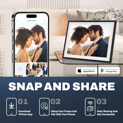 Arktronic AK-W167N-BA 16.7 Inch Extra Large Digital Picture Frame Wifi 32Gb, Electronic Photo Frame Hd Touch Screen, Motion Sensor thumb #1