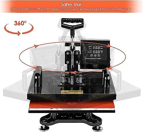 Máquina termofijadora multifunción 5 en 1, 12x15 pulg miniatura 2