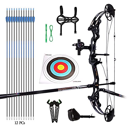 Sanlida Hero X8 Junior Compound Bow Kit 14-60Lbs Black