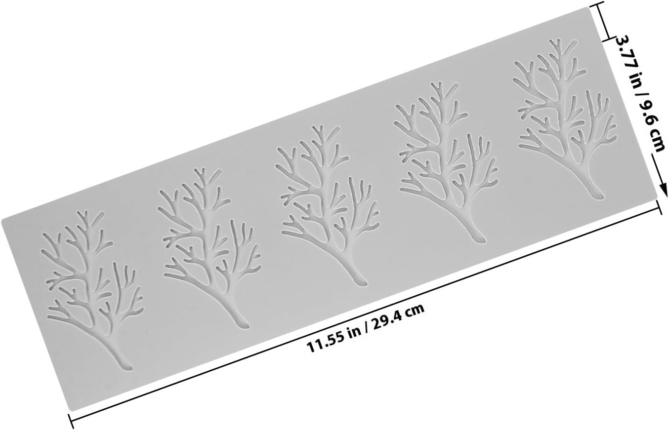 5pcs Leaf Silicone Baking Mold Set 393g Flexible Fondant and Chocolate Cake Decorating Molds for DIY Pastry and Cookie Baking