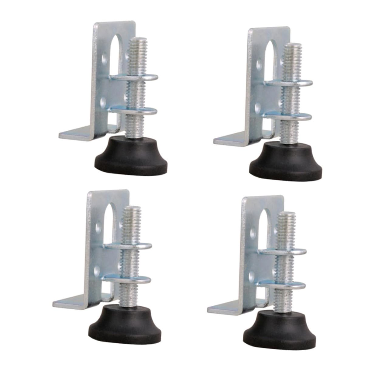 Niveleur d'armoire réglable en acier lot de 4 patins robustes