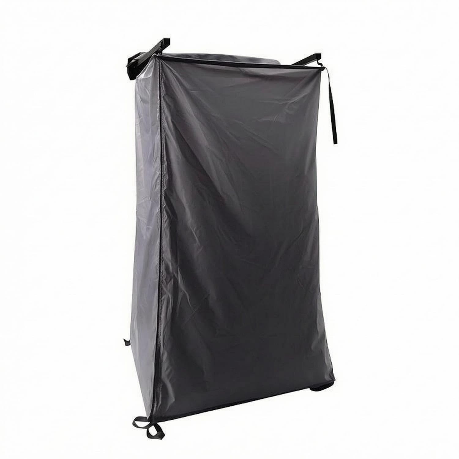 Waterproof Privacy Changing Cover Rectangular Portable Dressing Shelter Rainproof Sun Guard Changing Tent Protection for Swimming Area, Boat, Black-image-30