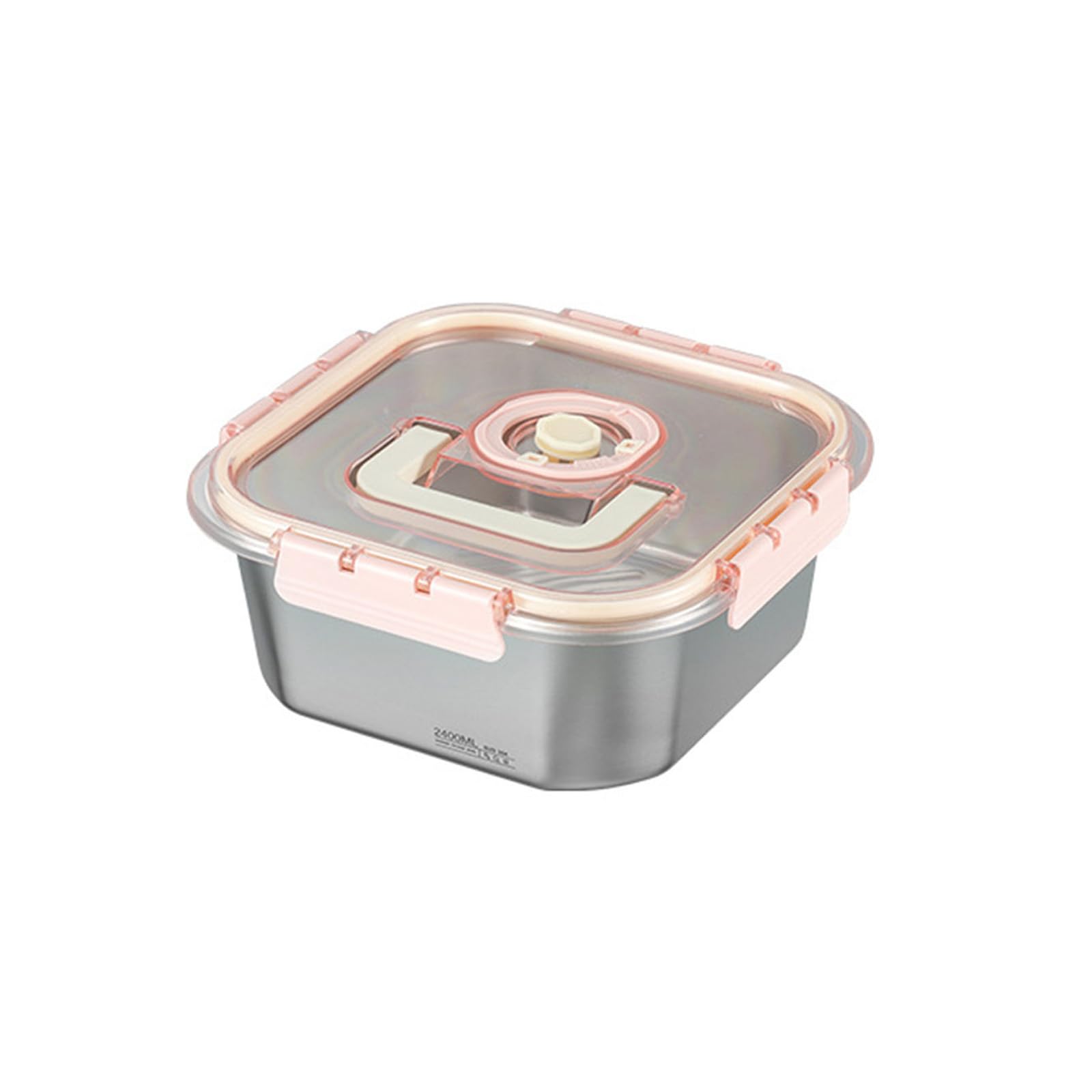 MALSSE Lunch or Snacks Food Container Stainless Steel Meal Preparation Container with Large Capacity for Outdoors Large Capacity Food