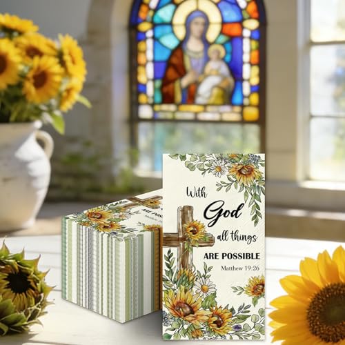 Hokinaa Sunflower Religious Party Napkins - 100 Pcs Christian Decorations by Hokinaa - Used condition - Image 3