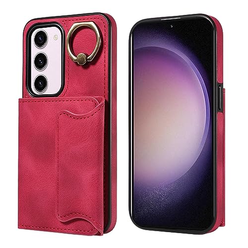 Coque Samsung Galaxy S23 porte-cartes étui portefeuille cuir antichoc TPU