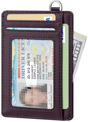 Image of FurArt Slim Minimalist Wallet RFID Credit Card Holder for Men | slim minimalist compact rfid id window thin