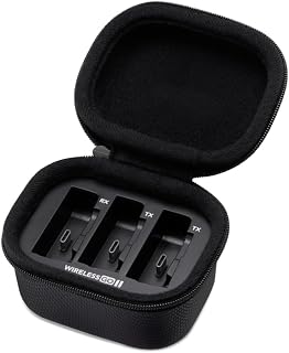 RØDE Charge Case per Wireless GO II Con Due Ricariche Complete, Struttura Robusta e Sistema di Chiusura con Cerniera