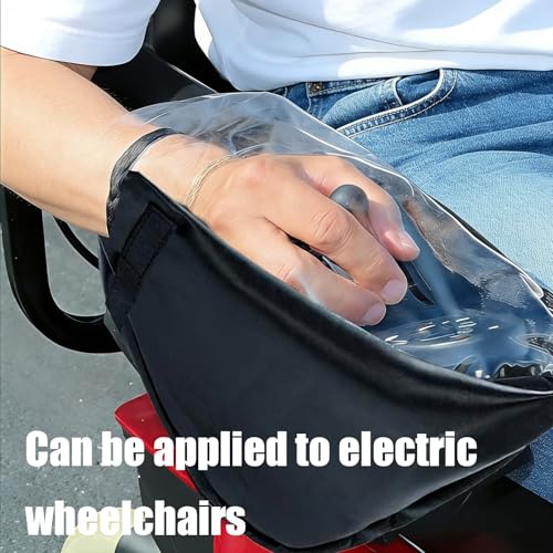 YRUHAN Joystick-Abdeckung für Elektrorollstühle, Elektrische Rollstuhl-Bedienfeldabdeckung, PVC-Schutz Wasserdicht, Wind- und Wasserdicht, Transparent und Sichtbar, Geeignet für Elektrorollstühle