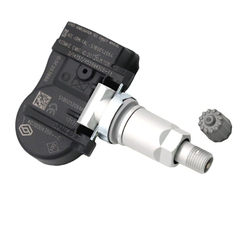 Baceyong 4 sensori di pressione pneumatici, 407000435R, compatibili with Fluence Gran Laguna Megane 433 MHz