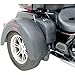 Saddlemen Flame Fender Bra Set - Rear/Black