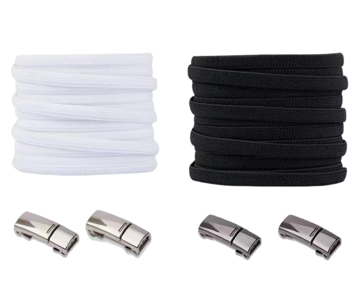 ParatolandNo Tie Shoe laces for Adults and Kids - Elastic Shoe Lace for Sneakers No Tie