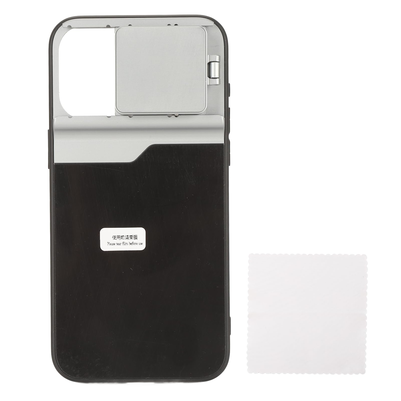 4 in 1 Phone Camera Lens Kit for 15 Pro, 10X 50X Macro, Fish Eye, 5X Telephoto Lenses, Easy Switch Imaging Focus, 360° Protection Case