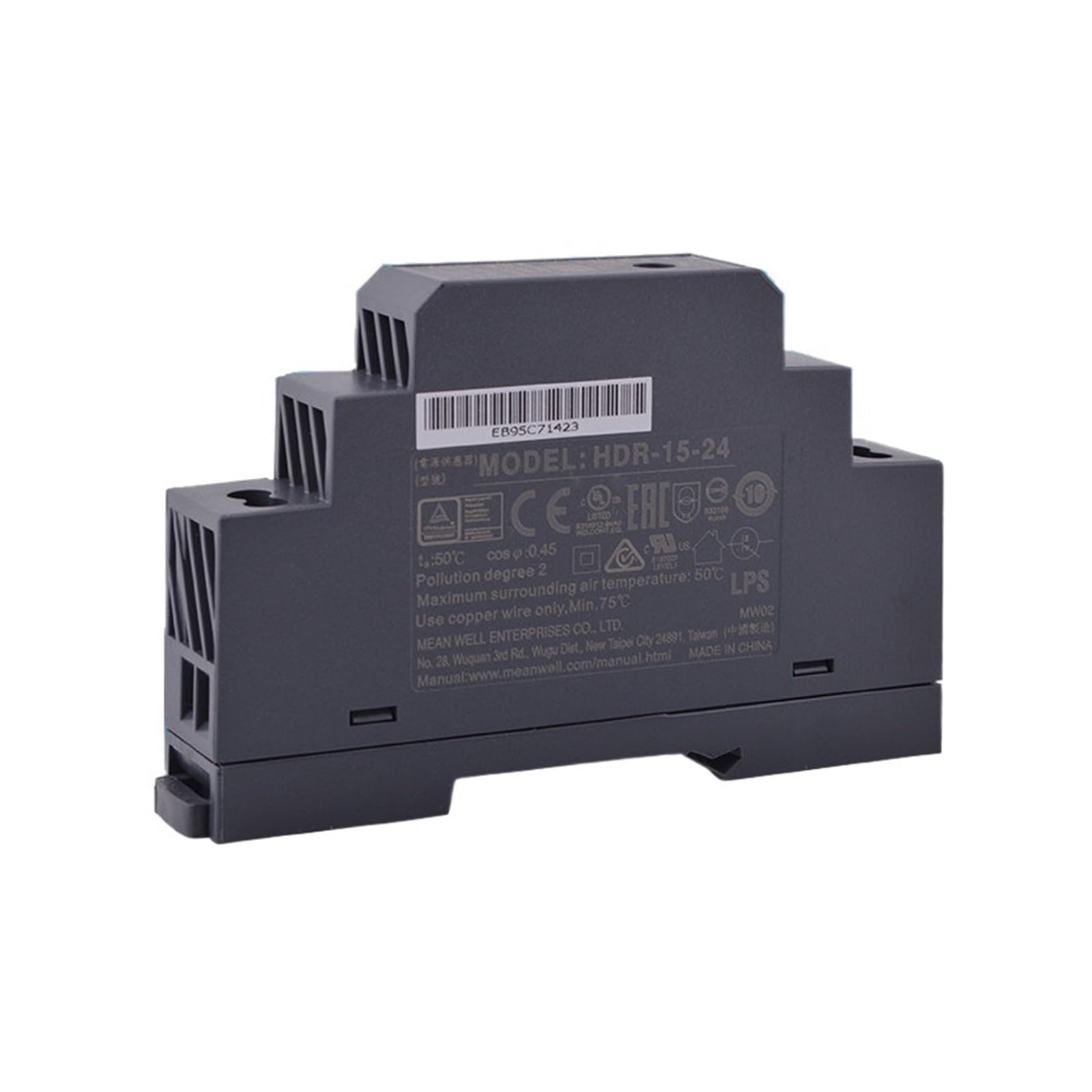 JJKKOZVQF 15W HDR-15 5V 12V 15V 24V 48V(HDR-15-48)