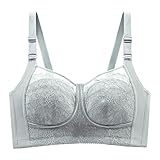 ALDOLA BH große brüste starker Halt Grün Damen ohne bügel Push Up mit Spitze büstenhebe Damen T Shirt BHS Modern Feeling Unterwäsche Bra(Größe:95E