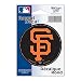MLB San Francisco Giants WCR68025091 Round Vinyl Decal, 3" x 3", Black