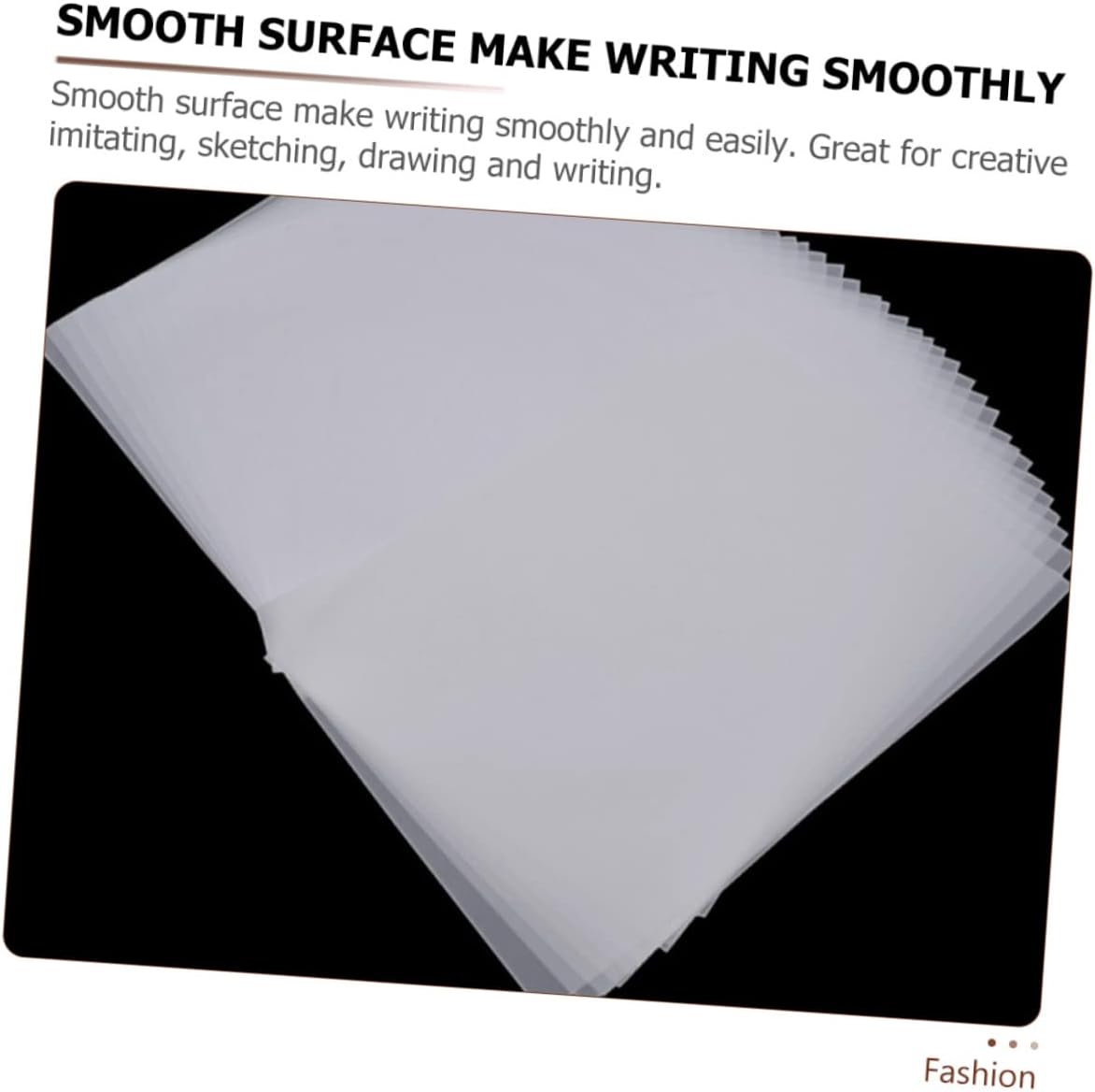 Uonlytech 5Bags Transparent Calligraphy Practice Paper Tracing Paper for Beginners for Calligraphy Painting High Performance Translucent for Daily Use