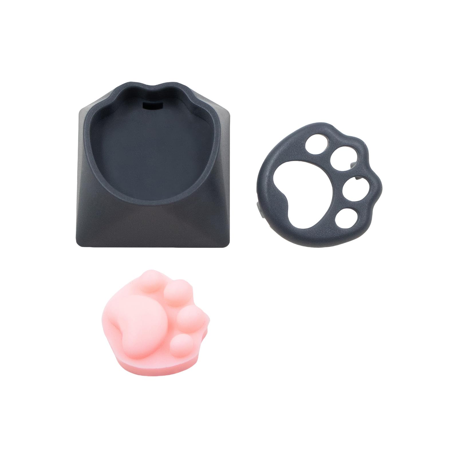 Xjdzineq 3D Keycaps Soft Silicone Construction Customizable Keyboards Caps for Typing Comfort and Aesthetics Silicone Mechanical Keyboards Keycaps