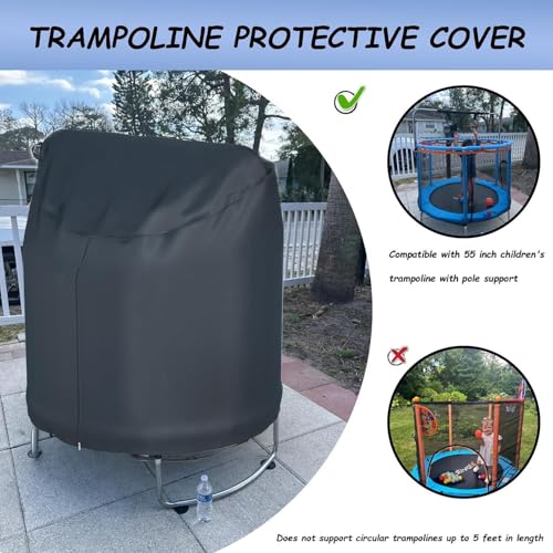 Toile d'ombrage et protection pour trampoline bâche Oxford anti-UV