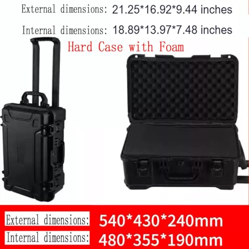 Maleta rígida 21" con ruedas para cámaras y equipo miniatura 2