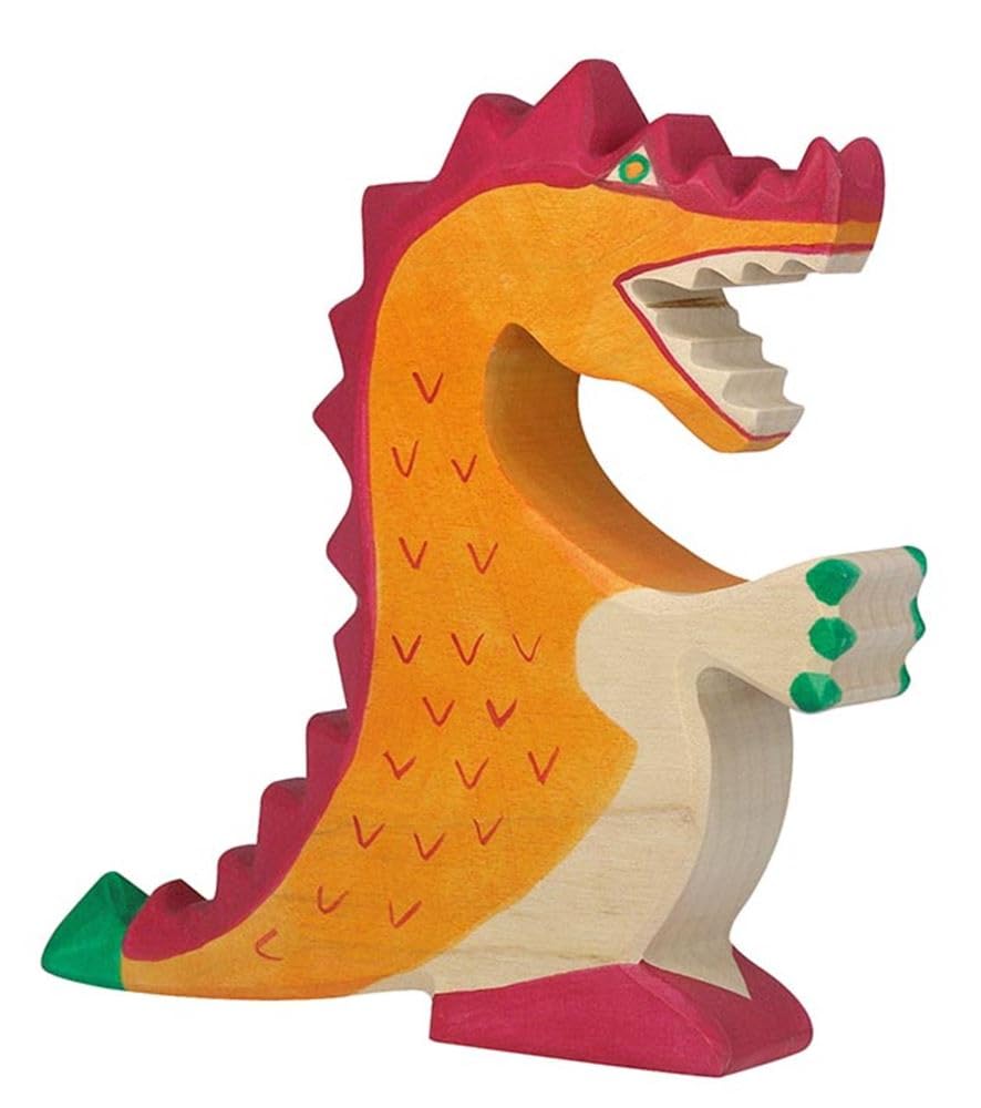 Holztiger Dragon Wooden Figure (Red)