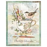Colorful Images Personalized Note Cards (12 Pack) - Thank You Note Cards, Floral Design, 4 1/4' x 5 1/2' Each