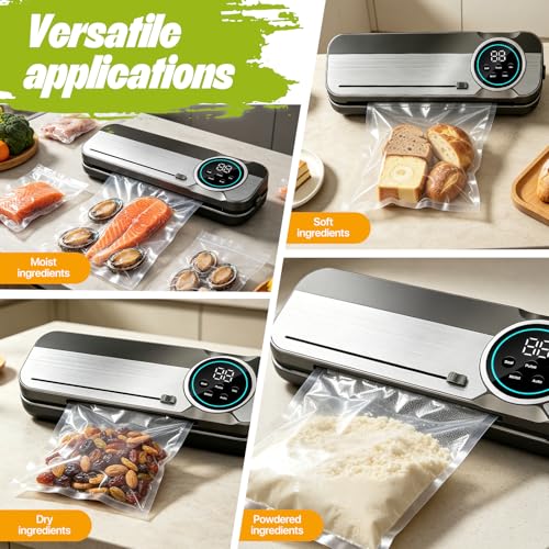Machine à emballer sous vide RoserRose 7 en 1 avec 50 sacs de conservation inclus - 8
