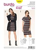 Klar bis sterben verwendung Burda B6608 Jacke und Kleid Schnittmuster Papier 19 x 13 x 1 cm weiß