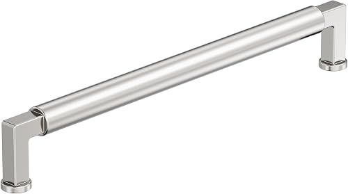 Amerock Balon 8-13/16 inch (224mm) Center-to-Center Polished Nickel Cabinet Pull