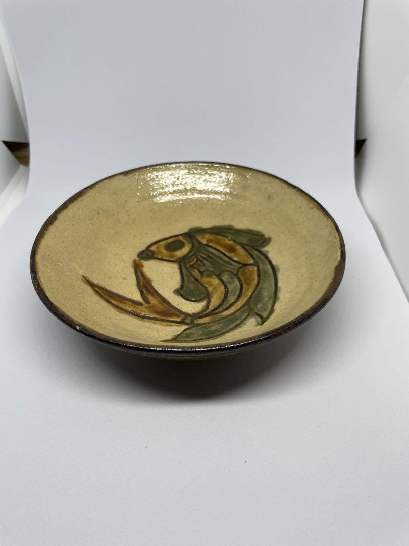 Amazon.co.jp: 金城次郎 壺屋時代作品 4寸皿 壺屋焼 民藝 やちむん