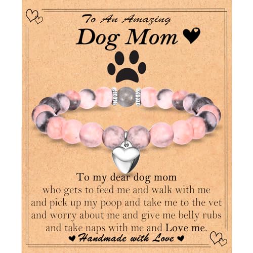 Image of Gifts for Mom Wife Grandma New Mom to Be Bonus Mom Sister Dog Mom Aunt Stepmom Mother-in-Law Daughter Daughter-in-Law, Mothers Day Graduation Christmas Valentines Day Bracelet Gift for Women Her