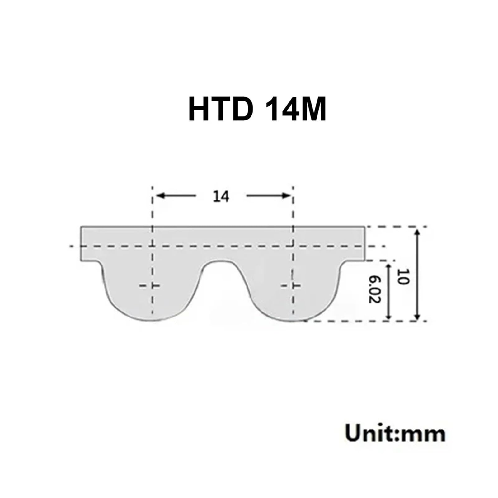 HTD 14M poliuretanowy pasek rozrządu obwód 2352mm-2842mm szerokość 60/80/100mm wysoki moment obrotowy PU pas synchroniczny 1 szt(2604mm,80mm)