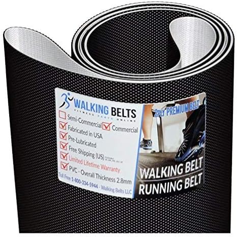 WALKINGBELTS LLC - LifeFitness Part Number#: 0K58-01400-0000 or 0K58014000000 Treadmill Walking Belt 2ply Premium + Free 1oz Lube