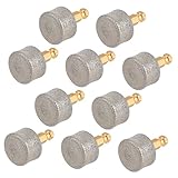 POPETPOP 10個 ペット用ネイルグラインダー交換ホイール 白珊瑚採用 耐久性 電動爪研磨用 犬猫用グルーミングアクセサリー 携帯便利 簡単装着