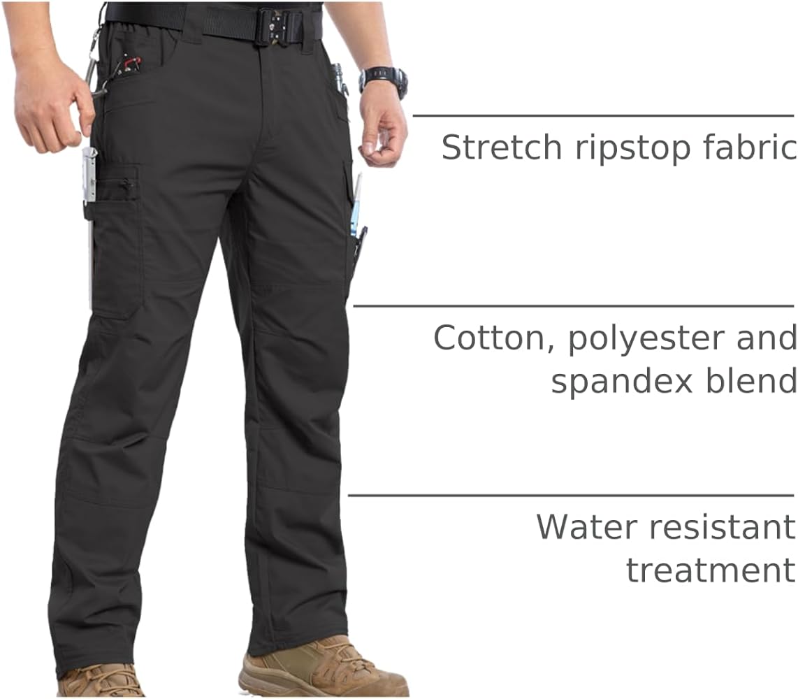 Amazon.com: CARWORNIC Men's Stretch Work Pants Water