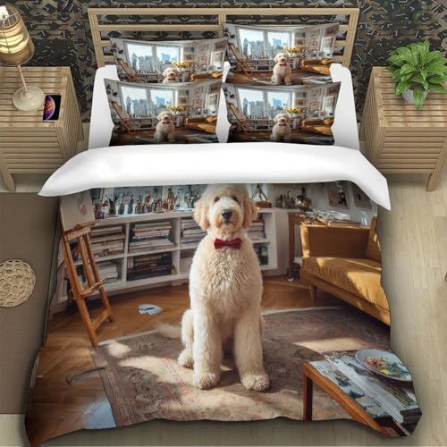 Parure de lit imprimé en 3D housse de couette 135x200 microfibre douce