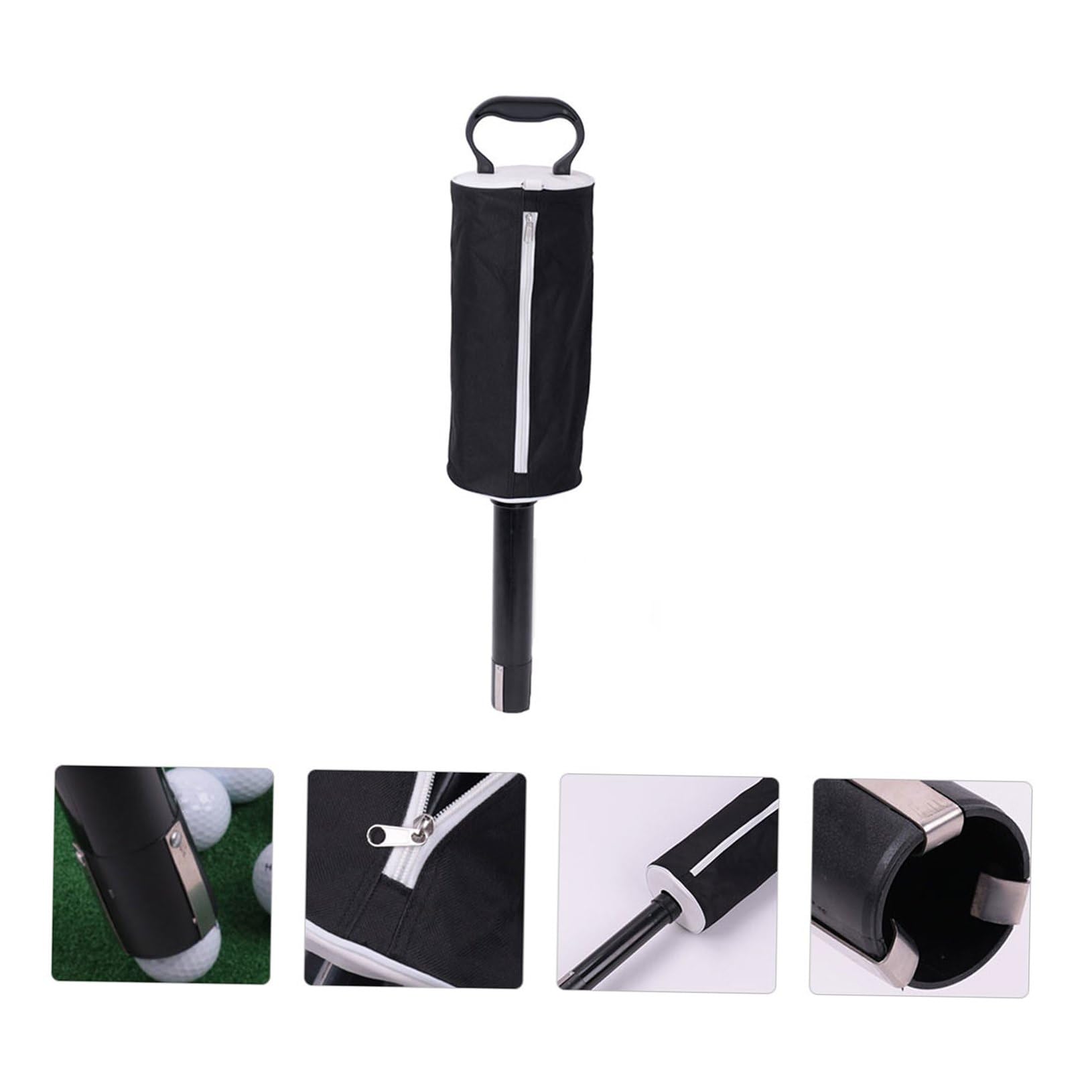 Recogedor de Balones de Golf Desmontable, Bolsa Portátil de Almacenamiento, Capacidad para 70 Bolas, Diseño Ligero y Duradero, Accesorio Práctico para Campo de Golf